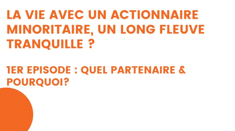 copie de la vie avec un actionnaire minoritaire, un long fleuve tranquille 3ème episode