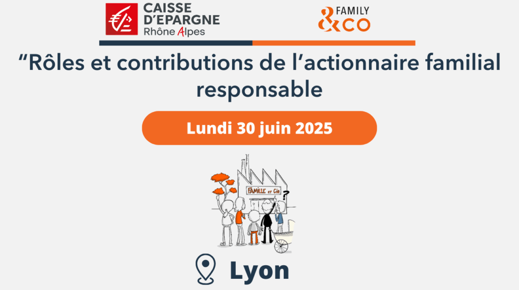 entreprise familiale family business actionnaire dirigeant étude