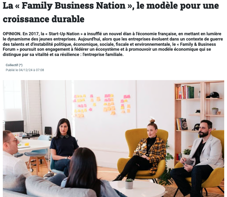 edito latribune family & business forum 2024