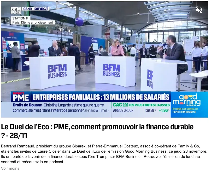 interview pierre emmanuel costeux bfm business