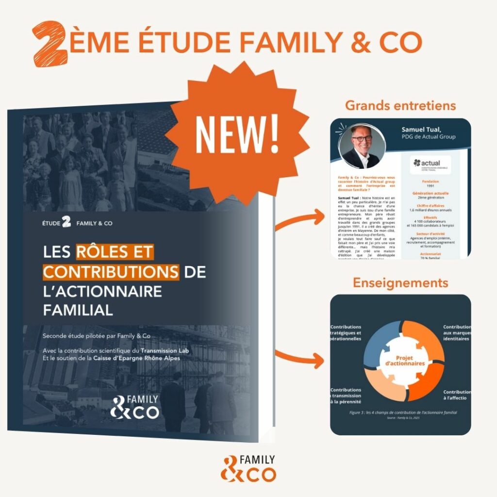 Livret étude Rôles et contribution de l'actionnaire familial