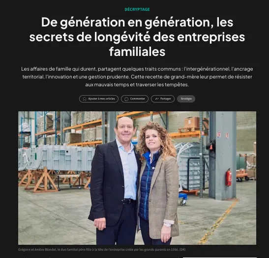 presse family & co les echos entrepreneurs
