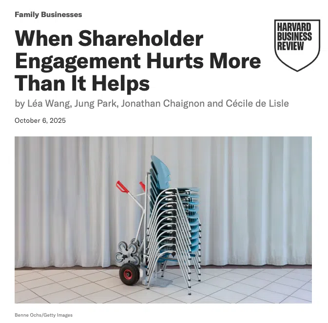 When Shareholder Engagement Hurst more than it helps - HBR 2025