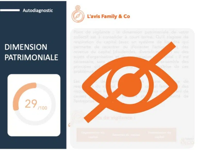 Outil gratuit - testez vos enjeux entreprises familiales - dimension patrimoniale