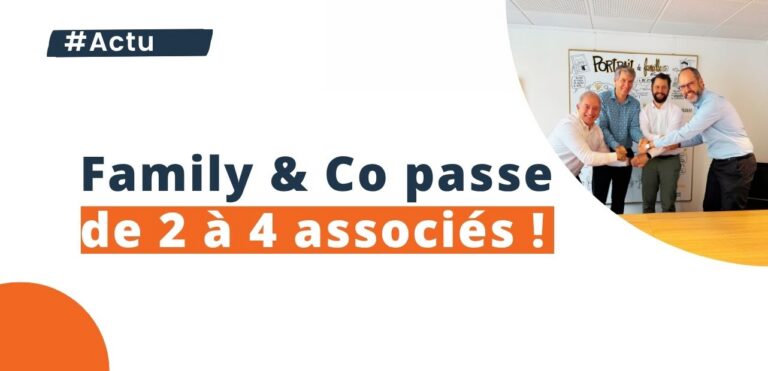 Actu siteweb nouveaux associés pour Family & Co