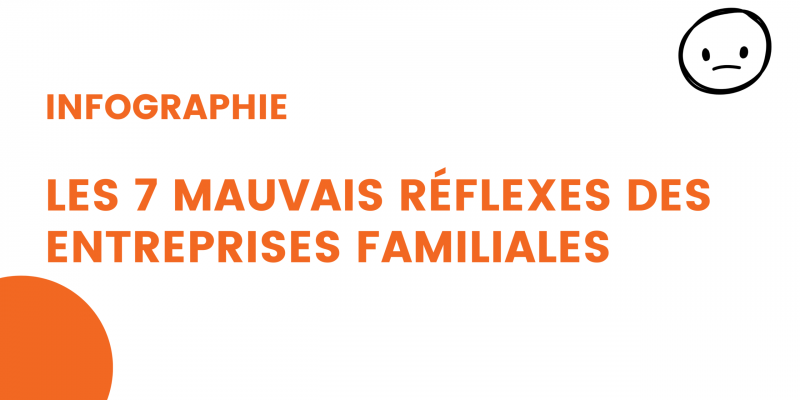 infographie les 7 mauvais réflexes des entreprises familialezs